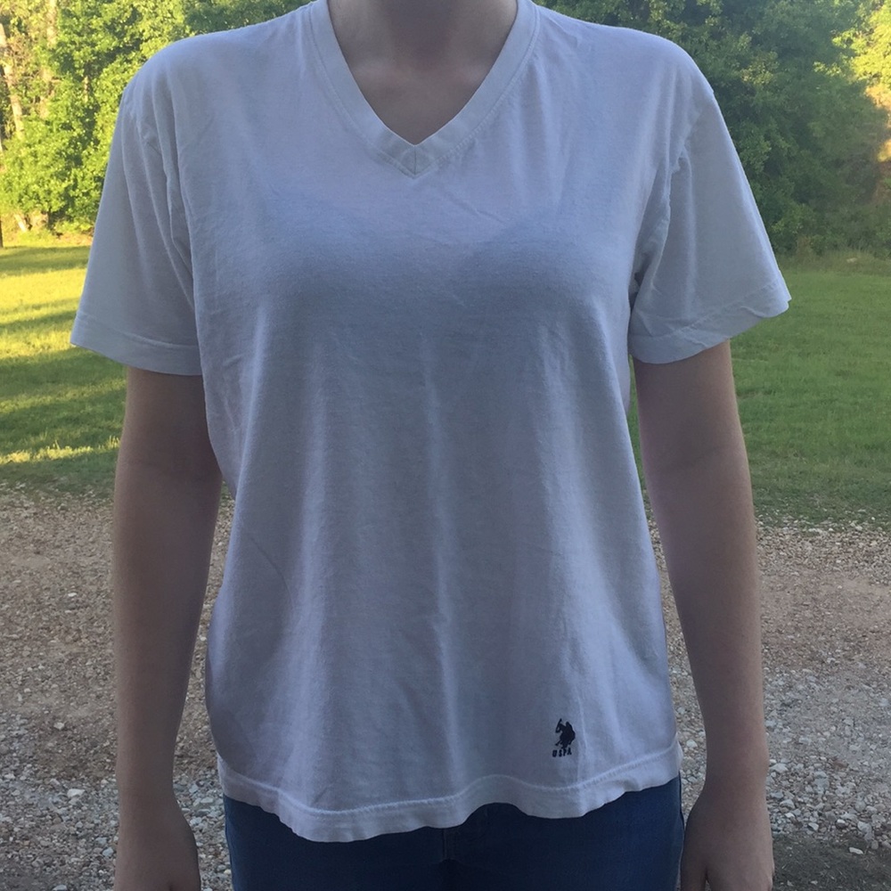 White Polo T-shirt
